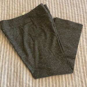 Etcetera Brown tweed fully lined pants. Sz 14 NEW